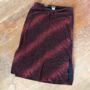 90s glitter skirt